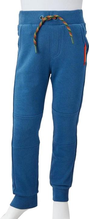 Produktbild VidaXL Kinder-Trainingshose Blau 128,Material: 50 % Baumwolle. 50 (128)