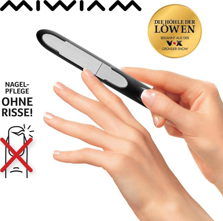 Produktbild Miwiam Nagelfeile 18.5 cm schwarz