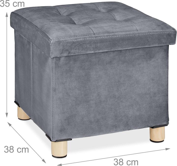 Immagine prodotto Relaxdays Pouf contenitore