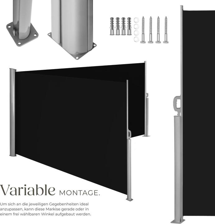Immagine prodotto tectake Tenda laterale doppia (1 m)