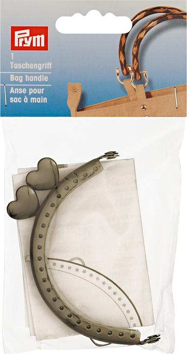 Image du produit Prym Fermeture de sac Linda, argent foncé 8, 4.70 cm, carte 1 pc.