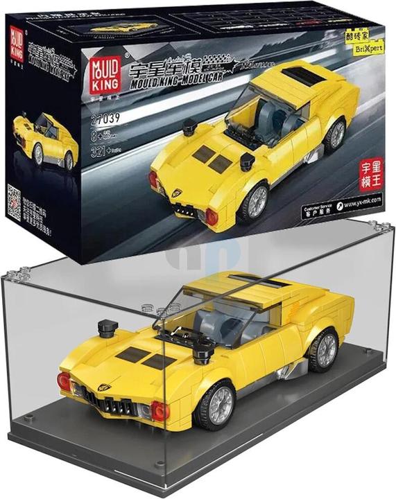 Produktbild Mould King 27039 - Sportwagen Gelb (321 Teile)