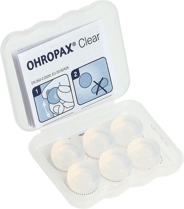 Produktbild Ohropax Silicon Clear (6 x)