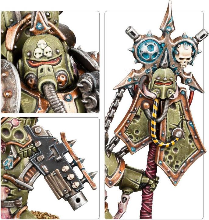 Actual product image Games Workshop Plague Marine Icon Bearer