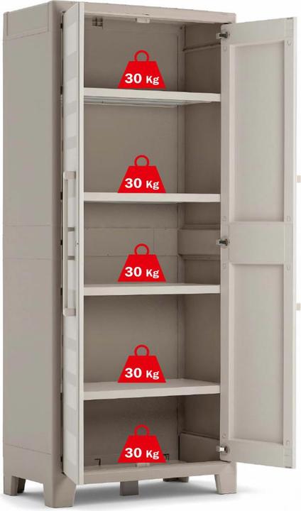 Actual product image Keter Storage cupboard (80 x 44 x 182 cm)