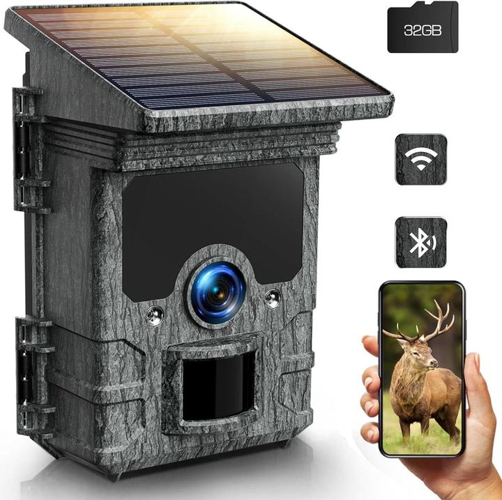 Voopeak Wildkamera Solar mit Handyübertragung