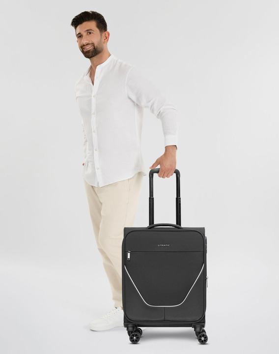 Immagine prodotto Stratic carrello cabina taska a 4 ruote S 55 cm con piega ad espansione (41 l, Bagaglio a mano (fino a 50 litri))