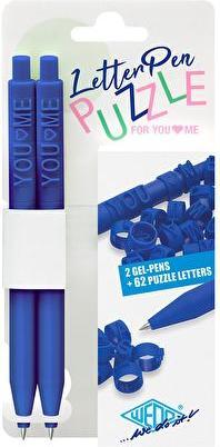 Immagine prodotto Wedo Set Letter Pen Puzzle (Blu, 2 x)