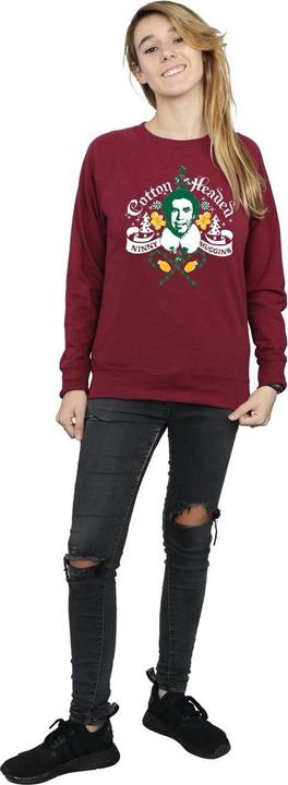 Actual product image Elf Womens/Ladies Headed Ninny Muggins Sweatshirt (S)