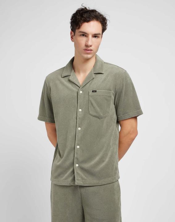Lee Hemden Knit Camp Shirt (XL)