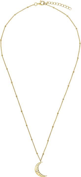 Image du produit Amor Ensembles pour femmes, argent sterling 925 plaqué or, zirconium lune (Argent 925)