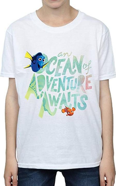Immagine prodotto Disney Maglietta in cotone da ragazzo Ocean Adventure (140, 146)