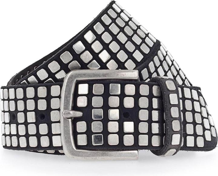 Actual product image B.Belt Quinn studded leather belt (80)