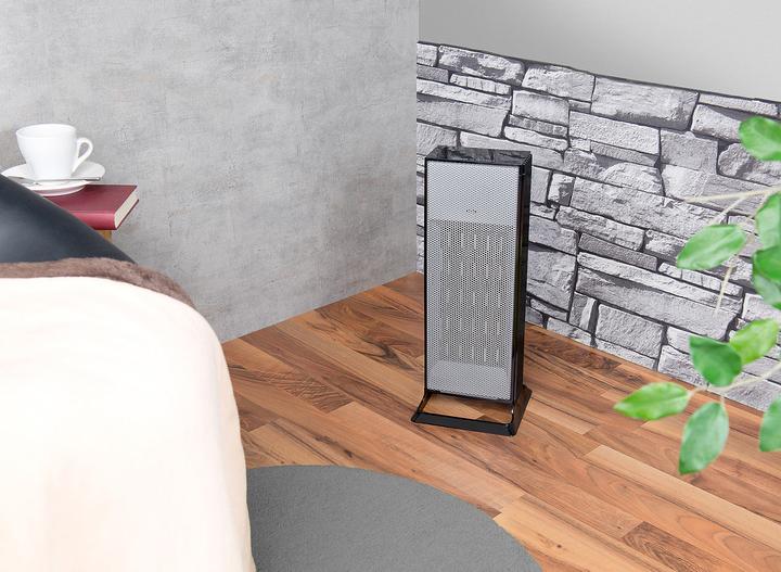 Produktbild Carlo Milano Design-Turm-Keramik-Heizlüfter mit Thermostat (2000 W)