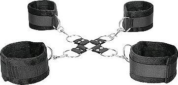 Actual product image Ouch! Velcro Hogtie With Hand And Ankle Cuffs