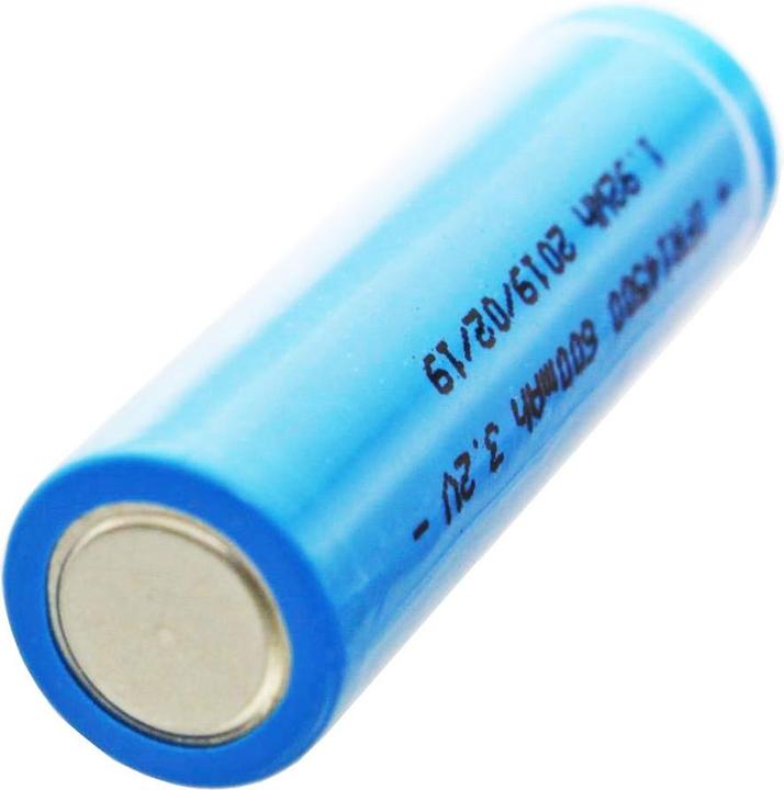 Produktbild Solar Akku IFR 14500 AA, Flat Top ungeschützt (1 Stk., AA, 600 mAh)