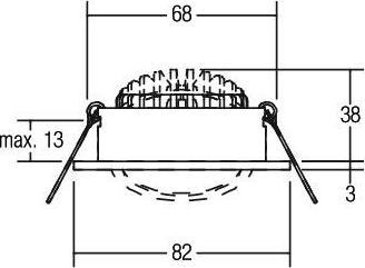 Produktbild Brumberg 39361084 LED-Einbaustrahler 7W (770 lm)