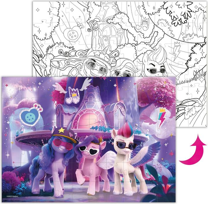 Image du produit Dodo A colorier 2en1 My Little Pony (60 pièces)