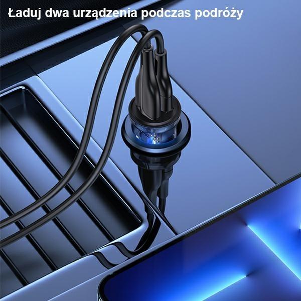 Produktbild Usams lad. sam. C31 3A 2xUSB-A Fast Charge niebieskiblue CC162CC02 US-CC162