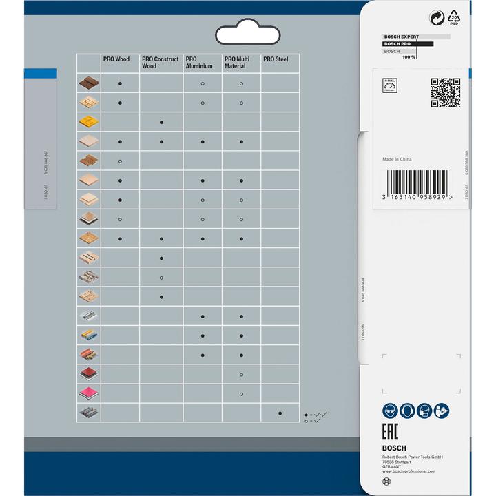 Image du produit Bosch Professional Zubehör Lame de scie circulaire PRO Aluminium cordless, 190 x 2 x 30 mm