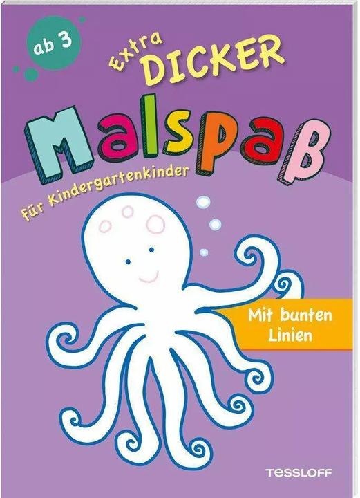 Produktbild Tessloff Extradicker Malspass für Kindergartenkinder. Mit bunten Linien