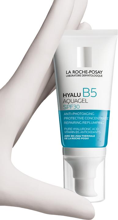 Actual product image La Roche Posay Hyalu B5 Aquagel UV German/Italian/French Gel (50 ml, Day cream, SPF 30)