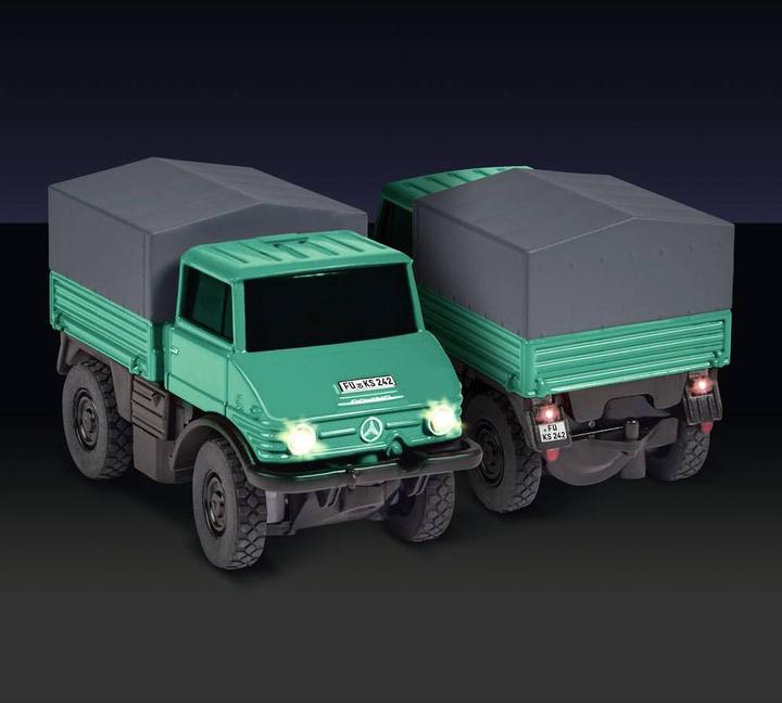 Image du produit Carson 1:87 MB Unimog forestier avec remorque 2.4G 100%RTR (RTR Prêt à fonctionner)
