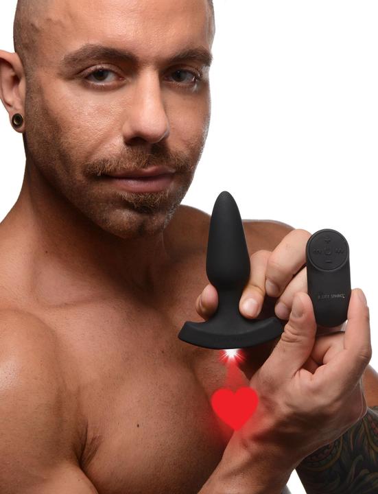 Image du produit XR Brands Laser Heart Small Anal Plug w/ Remote Control