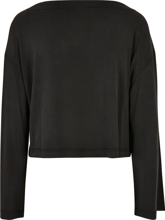 Actual product image Urban Classics Ladies Short Modal Bateau Neckline Longsleeve (5XL)