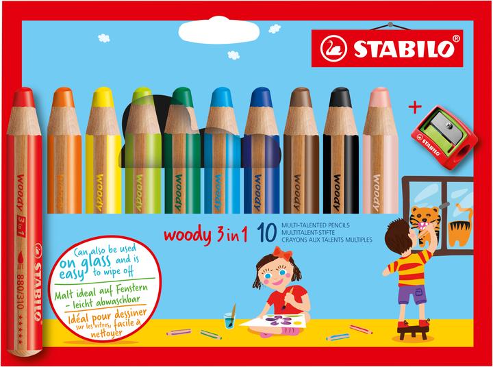 Immagine prodotto STABILO woody 3 in 1 (Multicolore, 10 x)