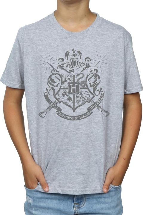 Produktbild Hogwarts Badge Wands TShirt Jungen (152, 158)