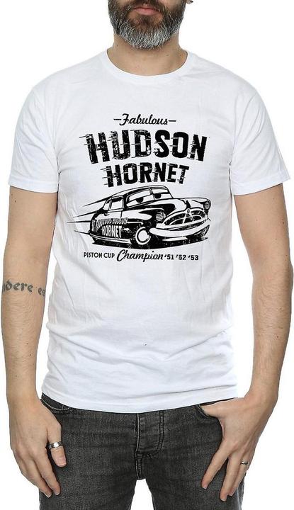 Actual product image Cars Mens Hudson Hornet Cotton T-Shirt (XXL)