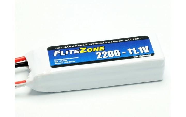 Produktbild FliteZone RC-Akku LiPo 2200 mAh 11.1 V 30C XT60 (11.10 V, 2200 mAh)