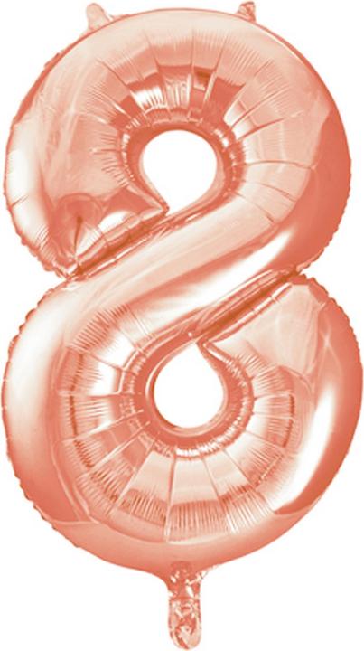 Image du produit Unique Party 86cm de roses d'or numéro de film ballon