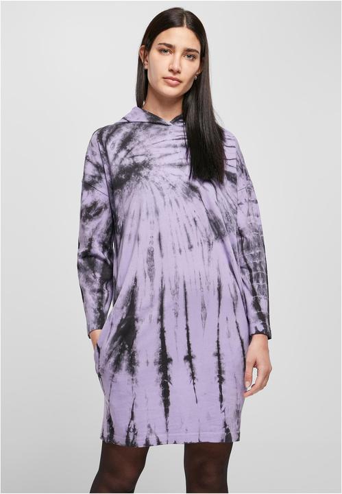 Actual product image Urban Classics Ladies Oversized Tie Dye Hoody Dress - 13667 (S)