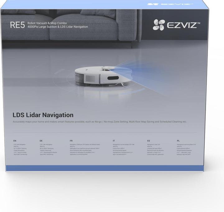 Actual product image EZVIZ RE5 - (Vacuum mopping robot)