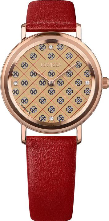 Marron, Beige, Rouge, Or rose