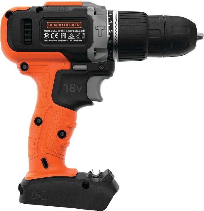 Produktbild Black & Decker Blac Akku-Schlagbohrschr. 18V, ohne Akku BCD003N (Akkubetrieb)