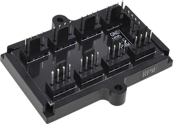 Actual product image Phobya 4Pin PWM to 8x 4Pin splitter