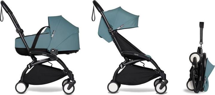 Actual product image Babyzen YOYO² 6+ black with carrycot