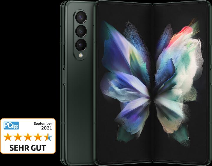 Produktbild Samsung Galaxy Z Fold3 5G (256 GB, Phantom Green, 7.60", SIM + eSIM, 12 Mpx, 5G)