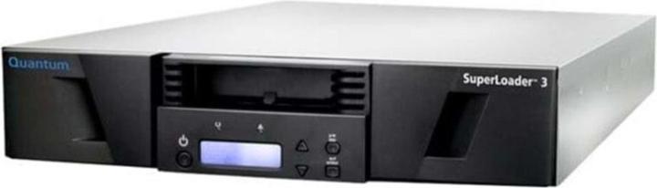 Produktbild Quantum SuperLoader 3 one LTO8HH tape drive Model C 16 slots 6Gb/s SAS rackmount barcode reader EMEA (LTO, 192000 GB)