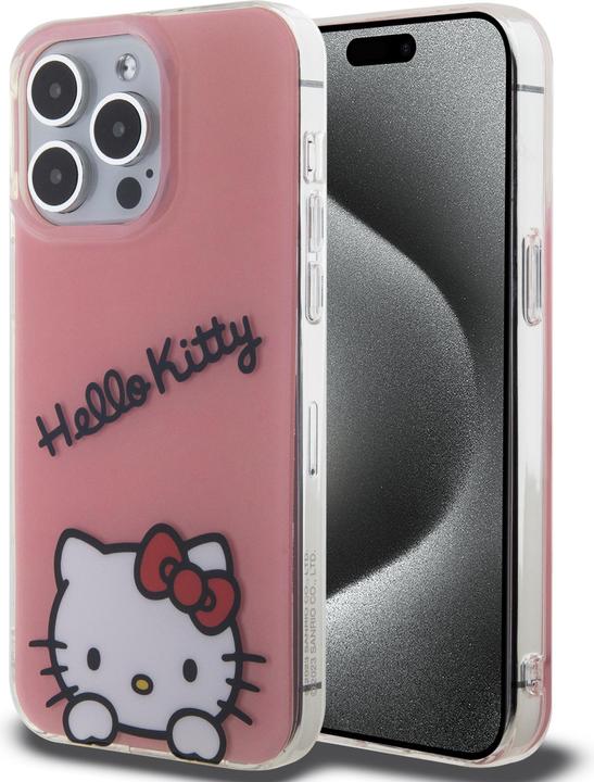 Produktbild Hello Kitty IML Daydreaming Logo Cover Hülle für iPhone 15 Pro - Pink (Apple iPhone 15 Pro)