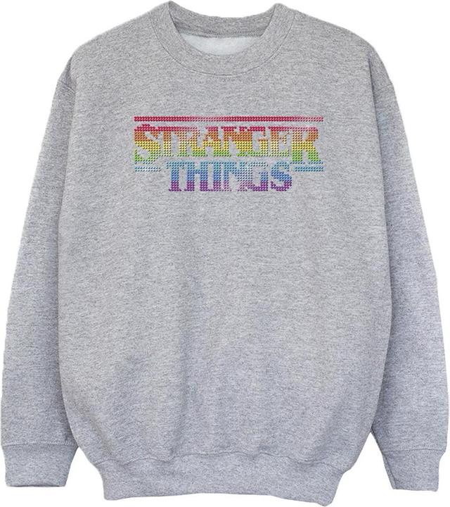Immagine prodotto Netflix Stranger Things Rainbow Dot Logo Felpa Ragazze (152, 158)