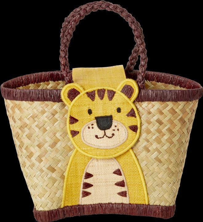 Immagine prodotto Rice - Raffia Kids Bag with Tiger Closing - (KIBAG-TIG)