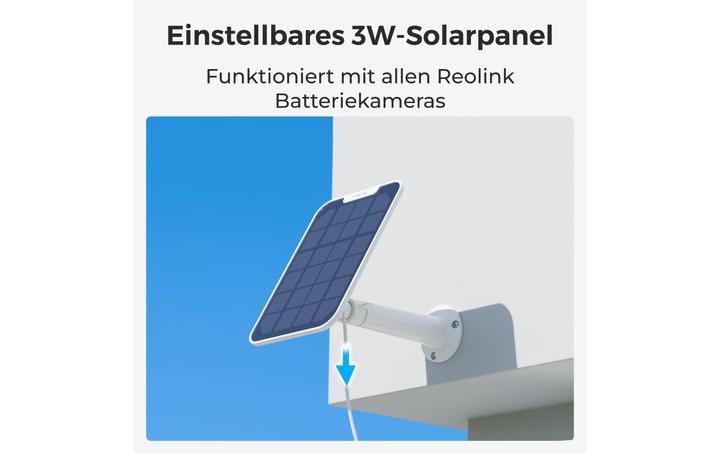 Image du produit Reolink Argus Series B330+Solar Panel+64GB SD Card-5MP (2592 x 1920 pixels)
