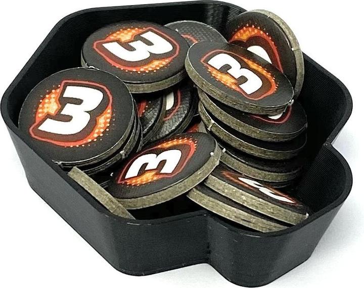 Image du produit Feldherr 3D14SET - Jeu de 16 jetons SHELL Mini (Matières plastiques)