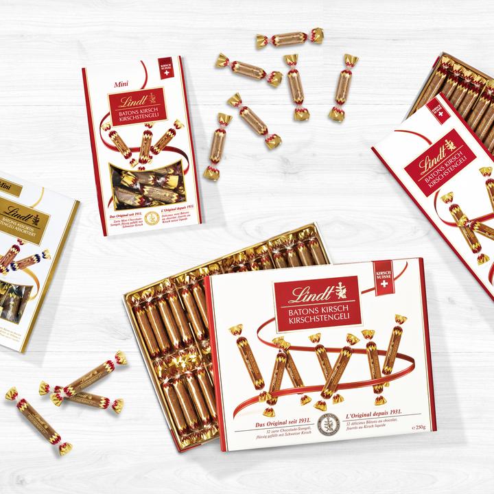 Produktbild Lindt Kirschstengeli (125 g)