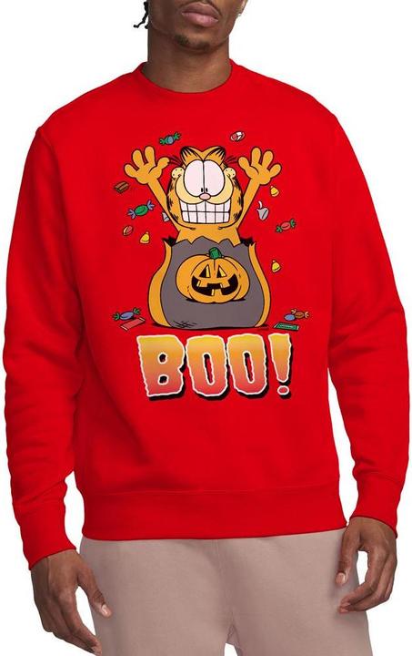 Actual product image Garfield Unisex Adult Boo! Sweatshirt (XL)