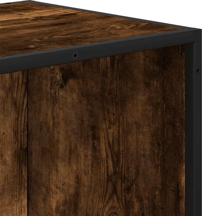 Image du produit VidaXL Bibliothèque Étagère sur pied Étagère de bureau Étagère de rangement Chêne fumé